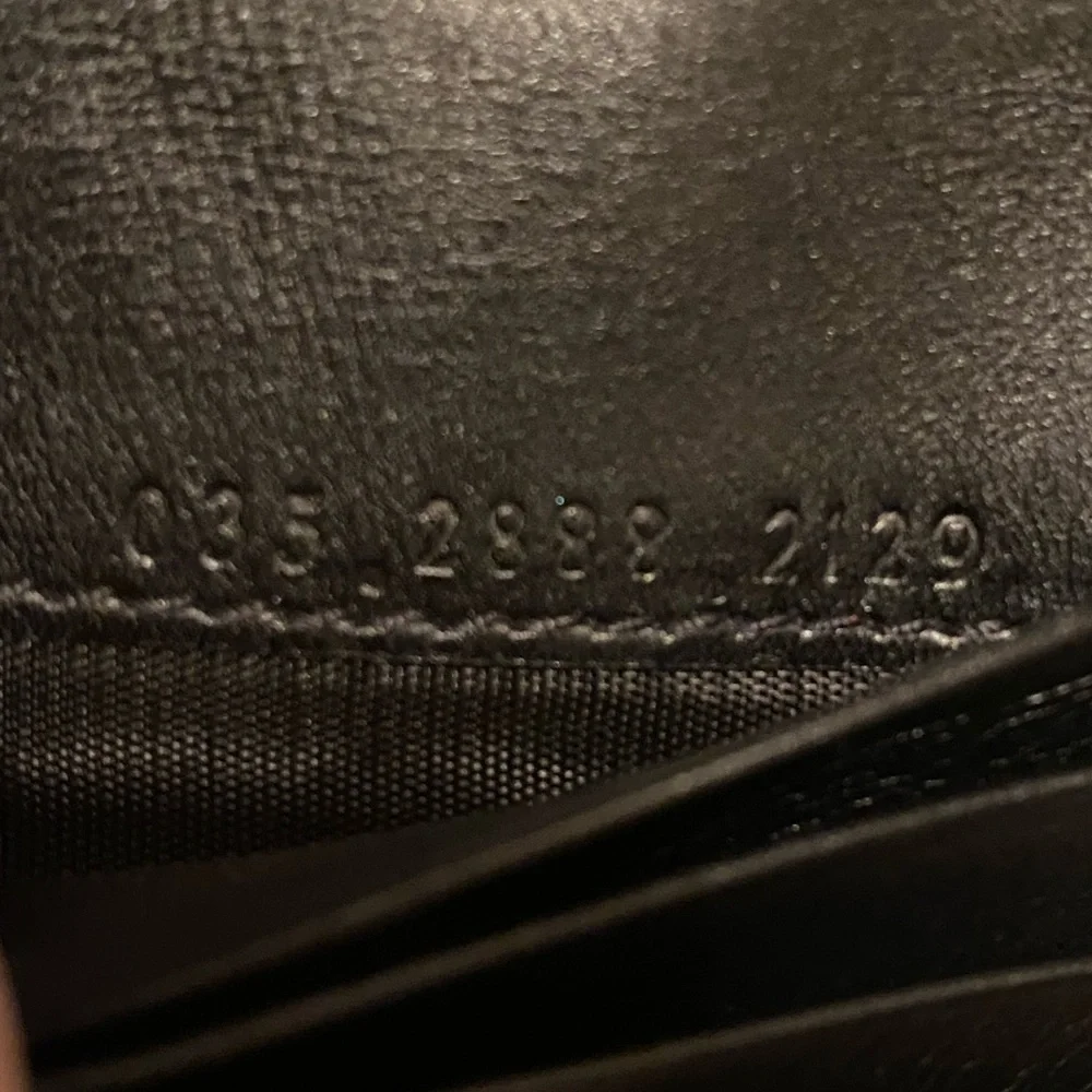 Gucci Jackie GG Black Canvas Compact Wallet w/Gunmetal Hardware - Picture 6 of 15